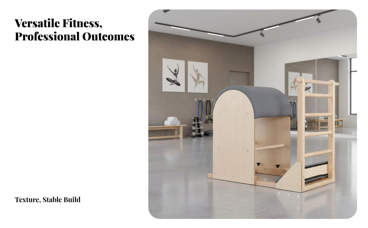 Improves Posture Pilates Spine Corrector Strengthens Muscle Groups Spine Corrector Arc Increases Flexibility Pilates Reformer Bed Solid Wood Frame for Women, Fitness Enthusiasts, Physical Treatment Patients, Gym, Rehabilitation Center
