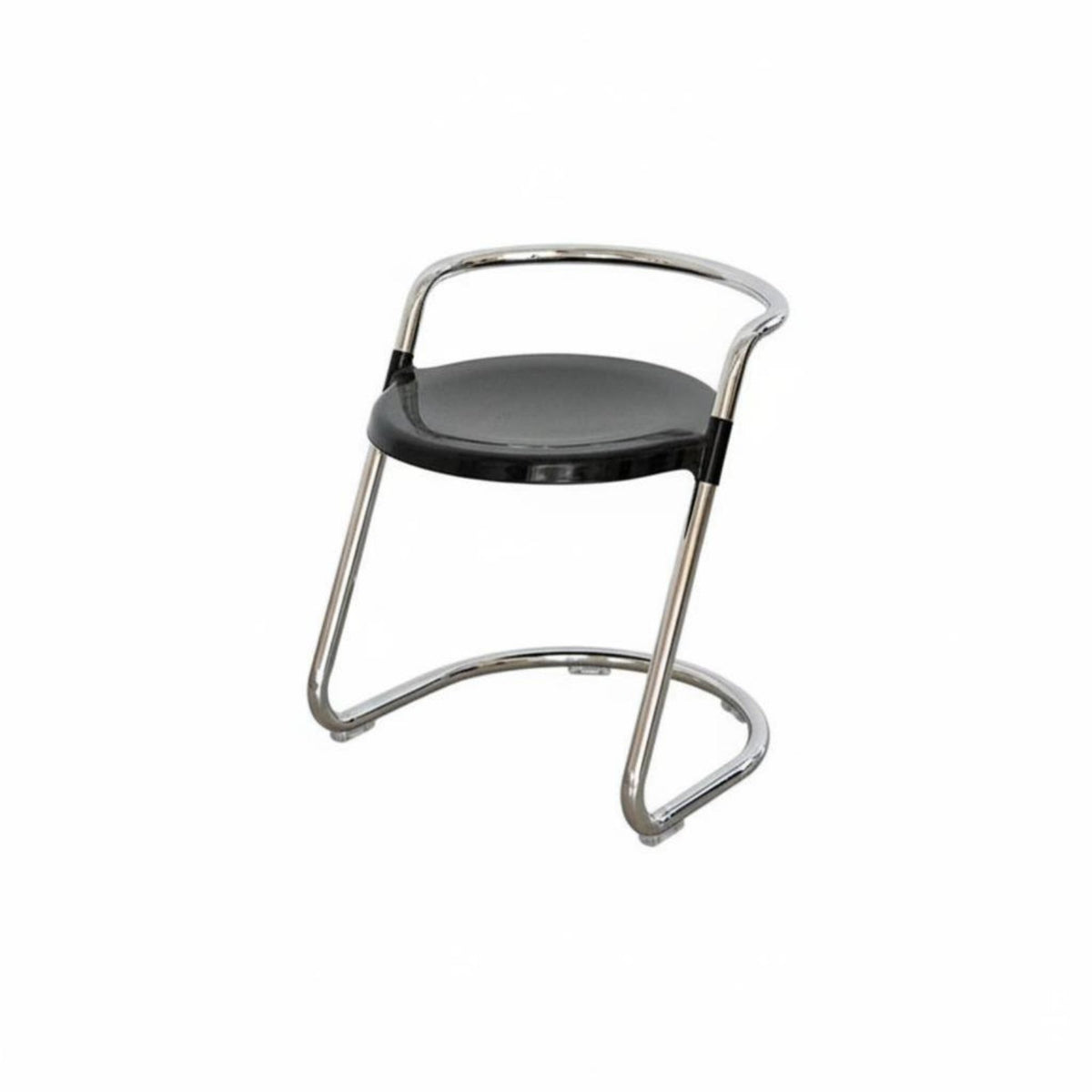 Light Luxury Design Transparent Invisible Chair Modern Aesthetic Transparent Side Chair Minimalist design Vanity Stool U-Shaped Backrest for Home Decor aficionados, Interior Designers, Young Adults, Vanity Area, Bedroom, Office