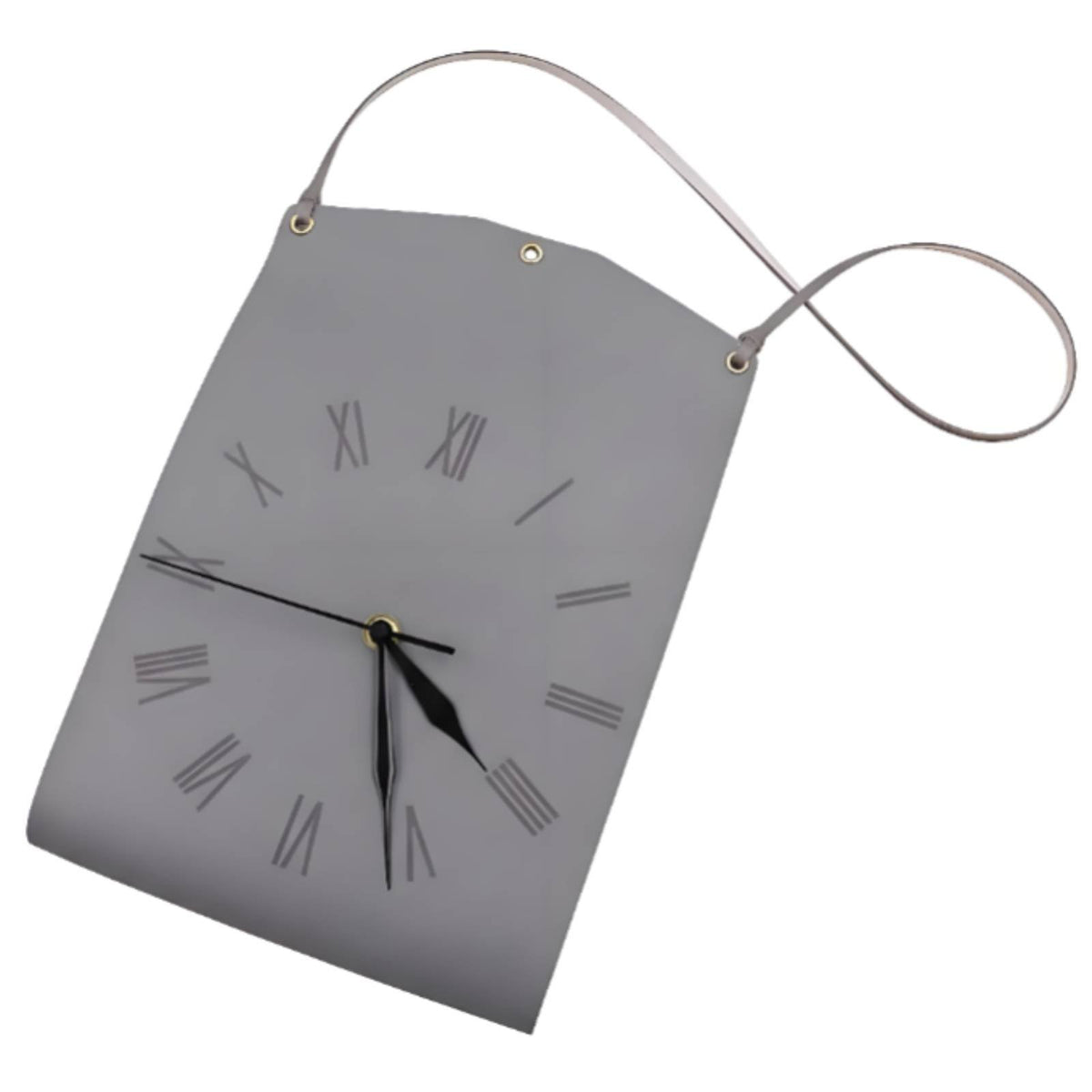 Creative Design Nordic Design Wall Clock Accurate Timekeeping Leather Hanging Clock for Homeowners, Family, Living Room, Bedroom, Office