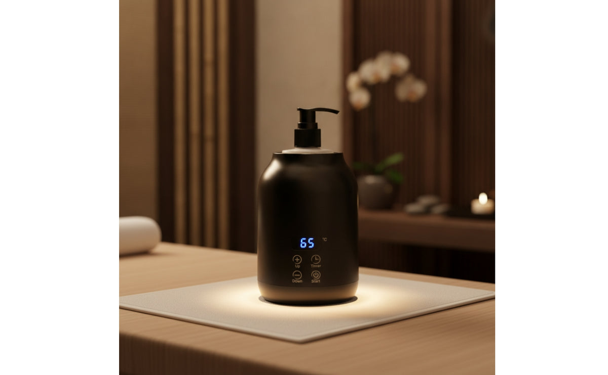 Touch-Controlled Massage Oil Heater Digital Massage Oil Warmer Multi-Functional Cream Warmer Compact for Salon