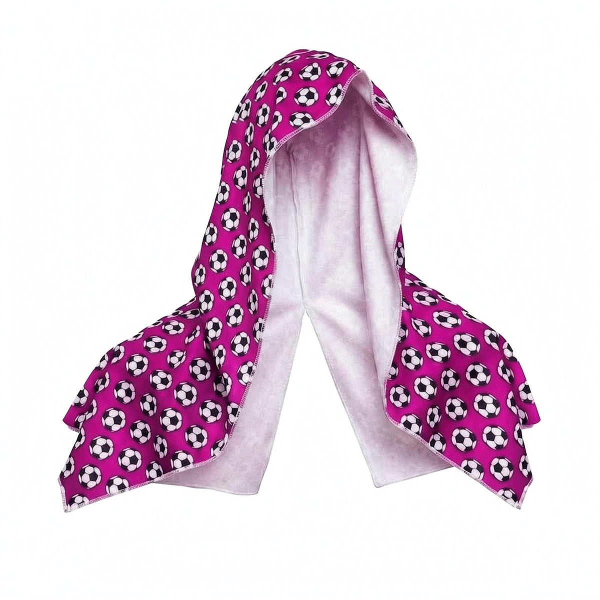 Quick-Dry Hooded Cooling Towel Mesh U-Shaped Neck Cover Textured Material Hooded Neck Towel Snap Buttons