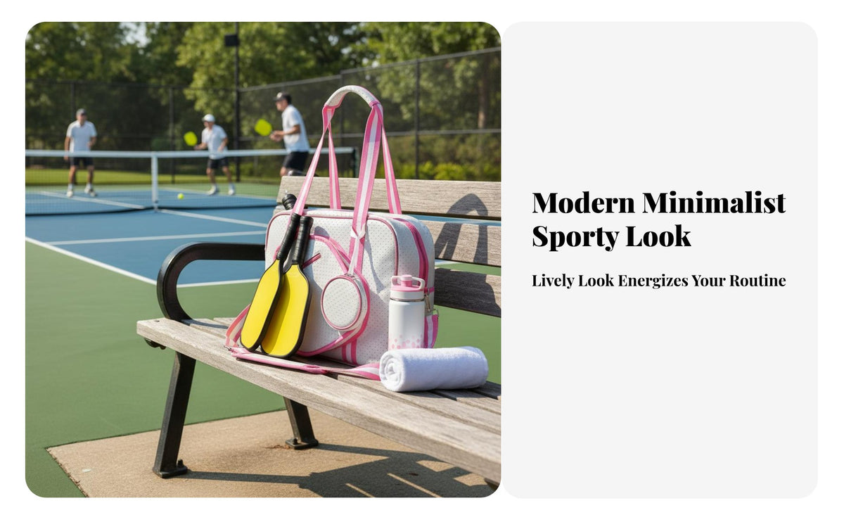 Pickleball Paddle Holder Bag Breathable Large Capacity Pickleball Bag Crossbody Sports Tote Adjustable Shoulder Strap Sturdy