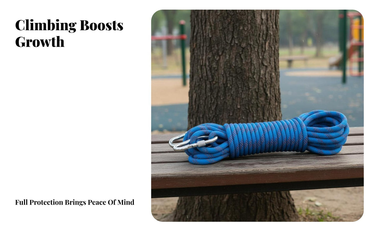 Tool-Tool-Less Setup Kids Tree Climbing Holds Non-Slip Grip Tree Climbing Holds Develops Hand-Eye Coordination Warrior Training Gear Family Fun for Children, Girls, Parents, Backyard, Playground, Park, Camping