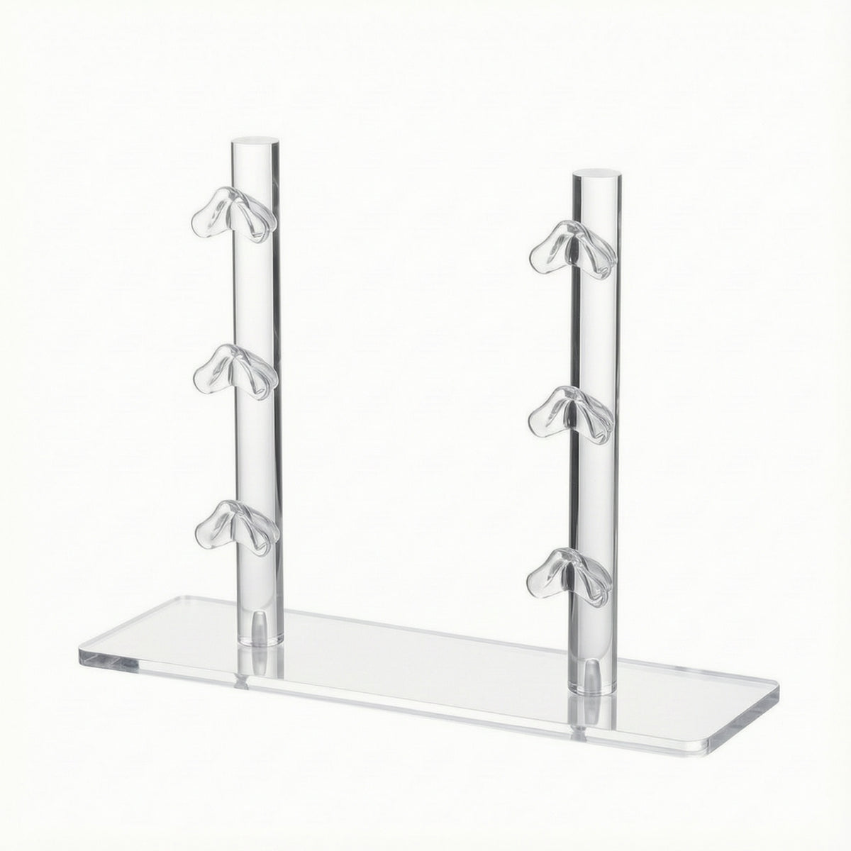 Eyeglasses Display Stand Clear Acrylic Eyewear Display Stand Eyeglasses Rack Holder Transparent Glasses Rack Countertop