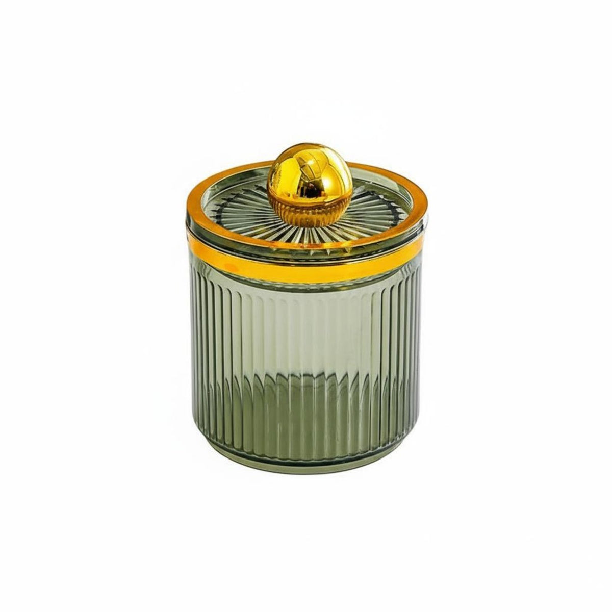 Moisture-Proof Sealed Food Jar Light Luxury Design Airtight Food Canister Long-Lasting Decorative Storage Canister Wide Mouth for Kitchen Countertop, Living Room, Bathroom