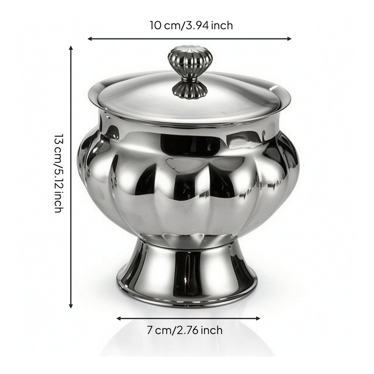 Serving Bowl with Lid Elegant Pedestal Serving Bowl Compact Dessert Server for Dining Table