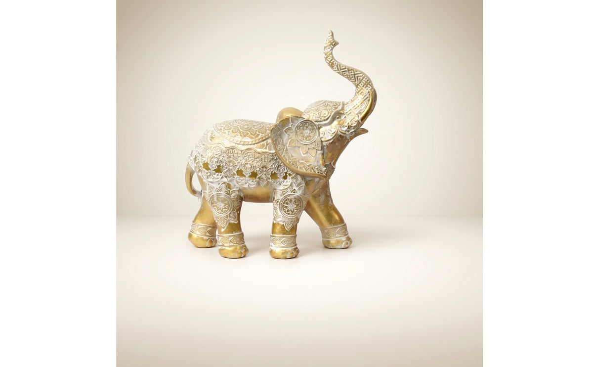 Elephant Figurine Decorative Elephant Sculpture Carved for Art Collectors