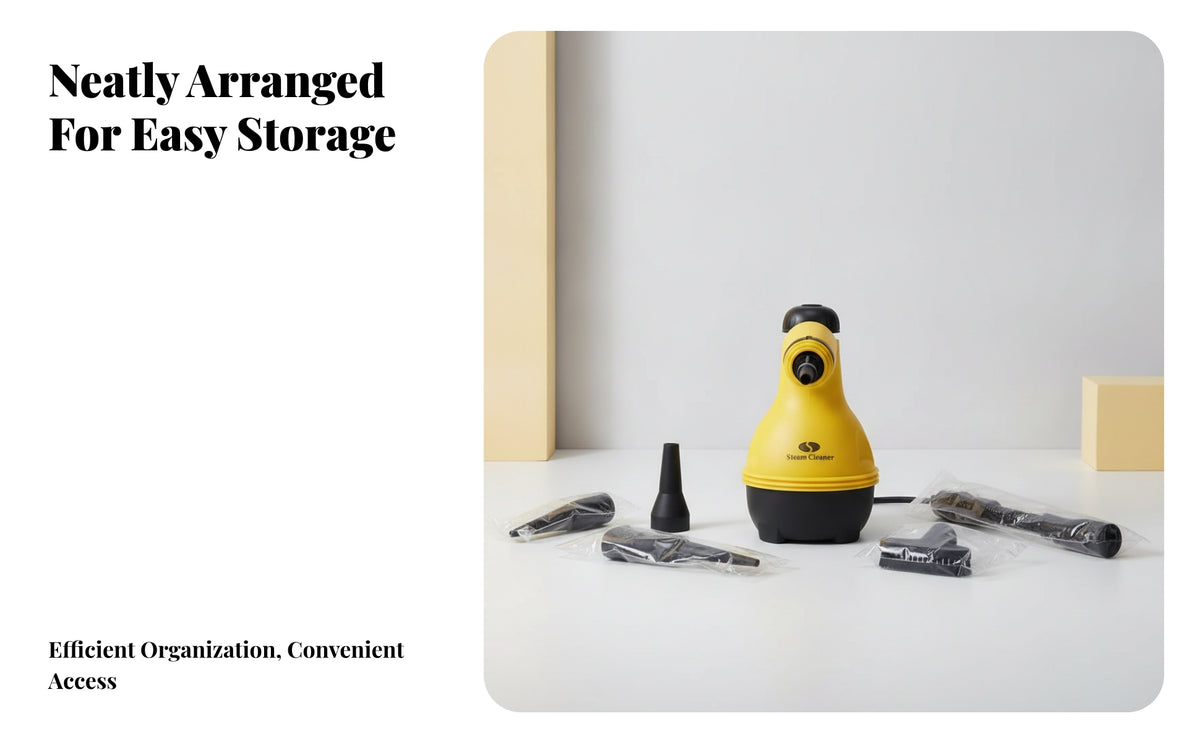 Handheld Steam Cleaner High-Temperature Pistol Grip Steam Cleaner Surface Steamer Trigger Control