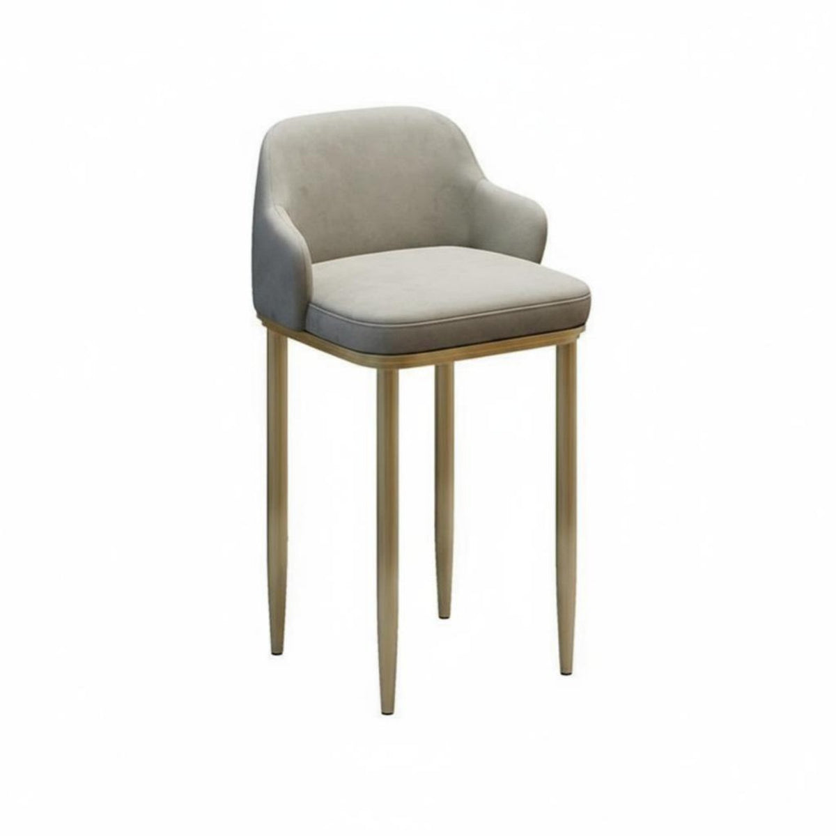 With supportrest Restaurant design Barstool Modern Design Lowsupport Pedestal Stool Integrated Footrest Counter Chair Stable Round Base for shop Staff, Receptionists, Business Owners, Reception Area, Cafe, Bistro, Kitchen