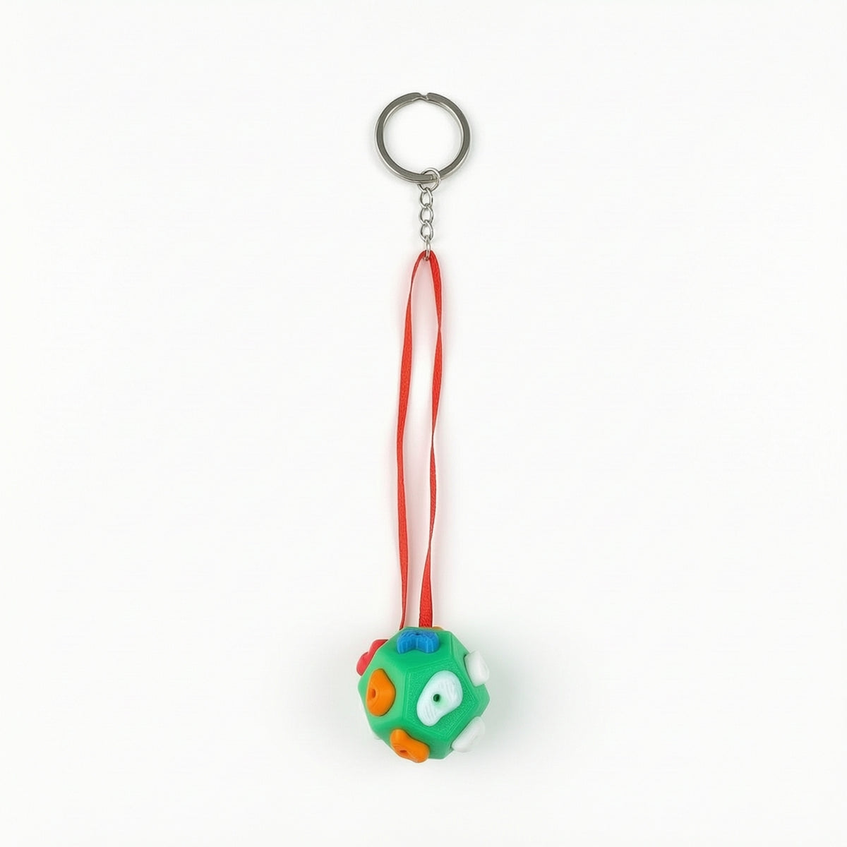 Climbing-Ball Keychain Tactile Keychain with Spherical Pendant Climbing-Hold Key Fob Fidget Accessory 3D for Climbers