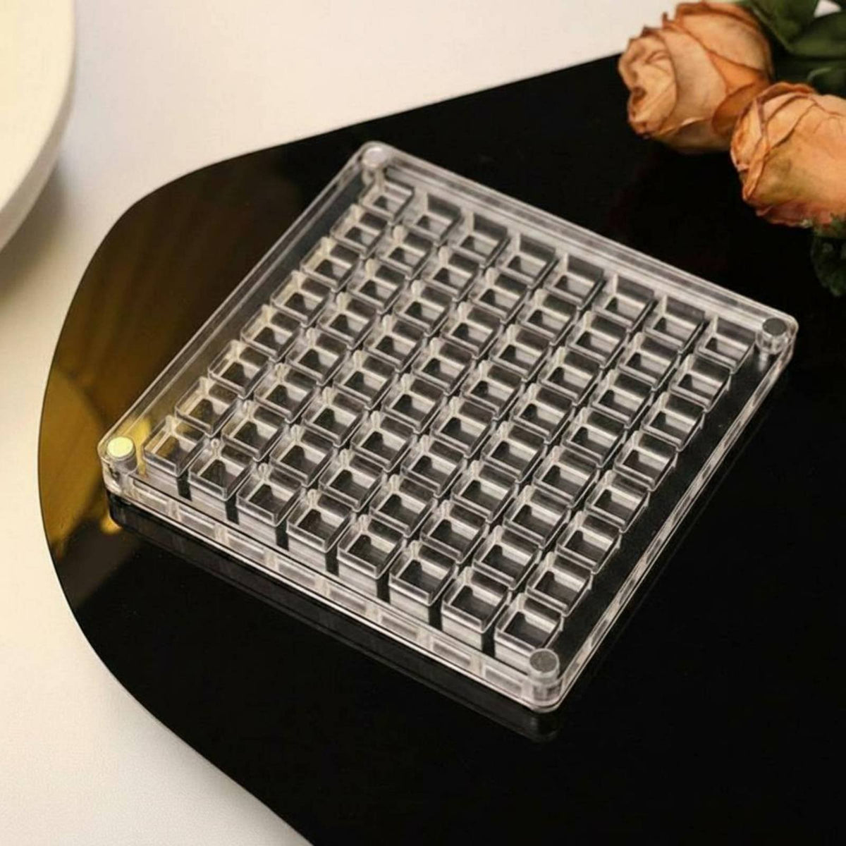 Clear Compartment Container space-saving Jewelry Case long-lasting for bureau, Investors