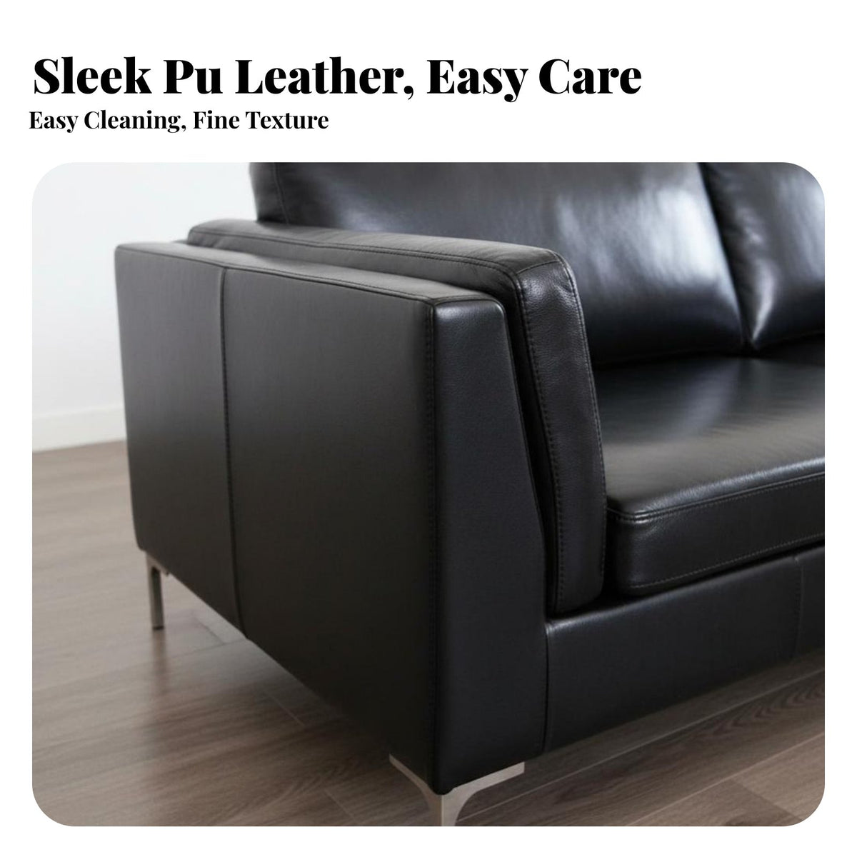 Oil Wax Leather Look utilitarian design Couch Set Sturdy Frame 2-Person Loveseat Vintage Aesthetic Sofa Easy Assembly for Apartment Dwellers, Interior Design aficionados, Office Managers, Lounge Area, Den, Bedroom