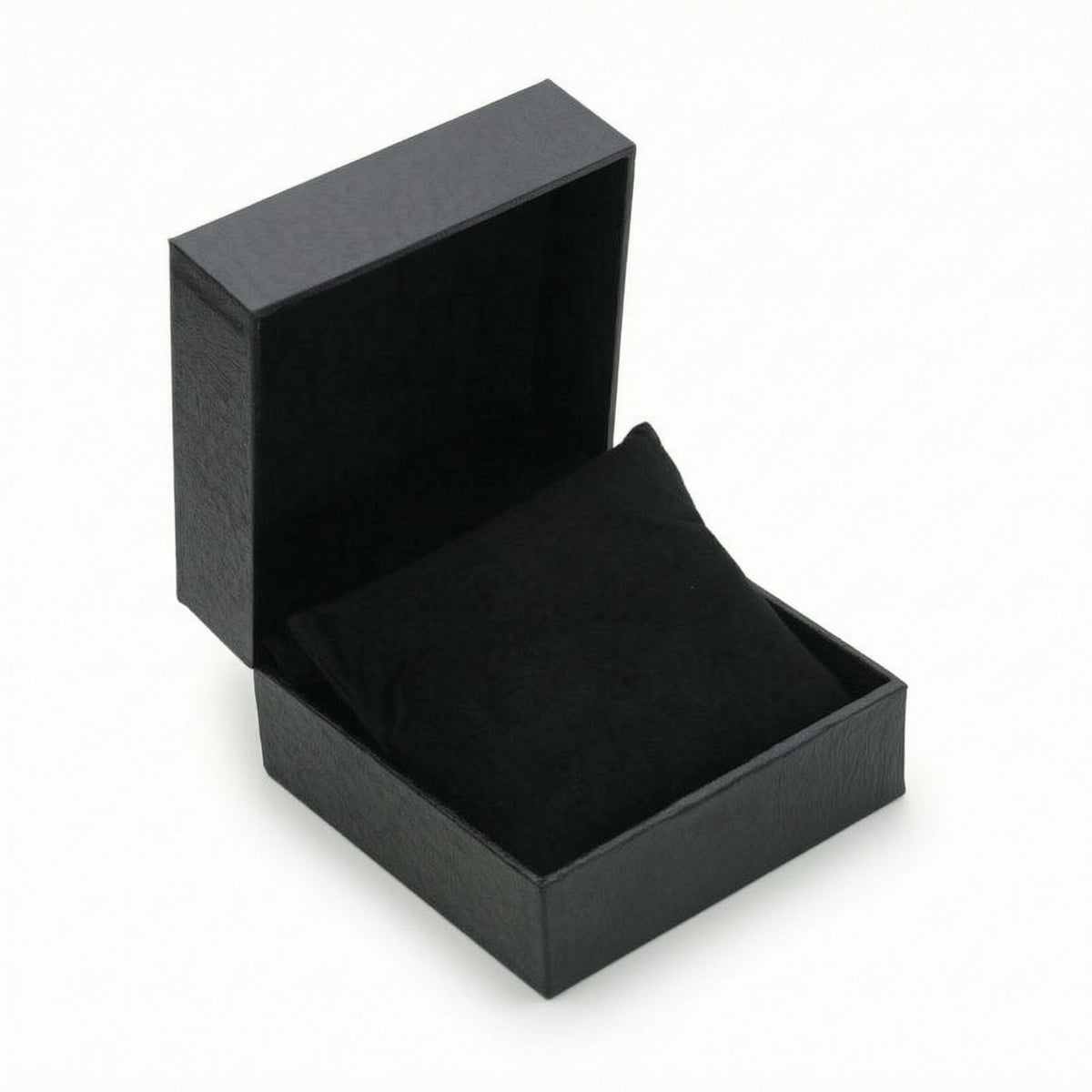 Inner Cushion Square Watch Box Textured Finish Watch Box Rigid Accessory Storage Sleek Litchi-Grain