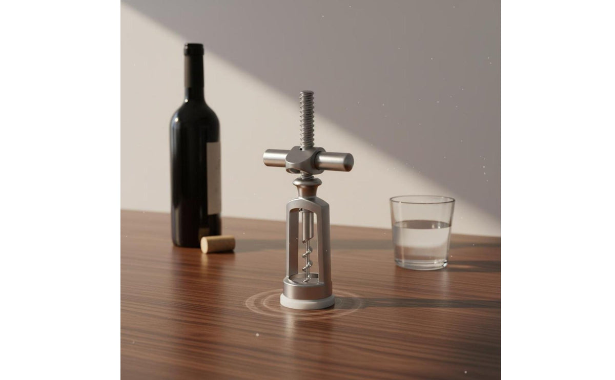 Manual Vino Bottle Opener Multifunctional Manual Vino Opener Effort-Saving Spiral Corkscrew for Beginners, Seniors, Dinner Parties