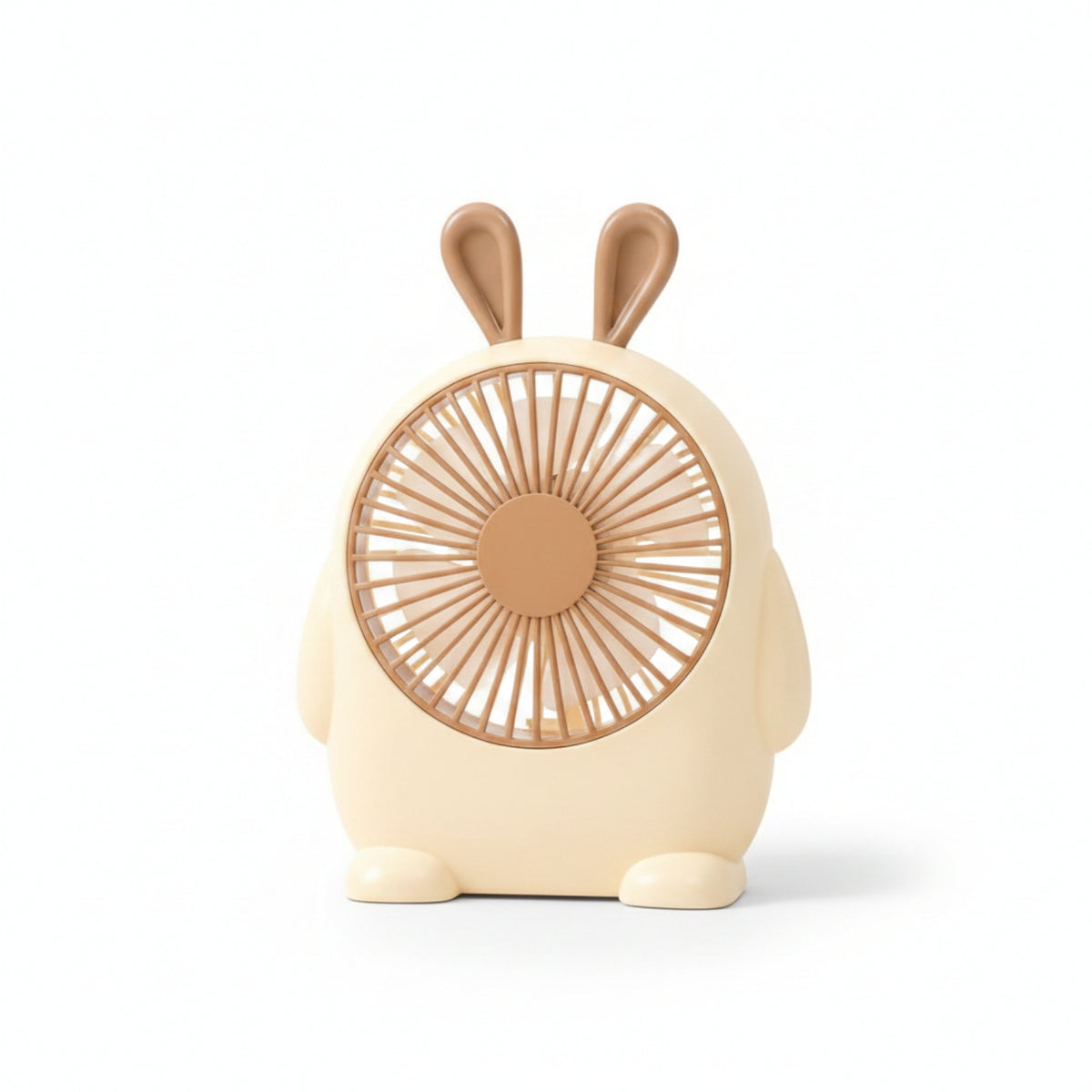 Circular Grille Small Tabletop Fan Stable Base Home Gadget for Desktop