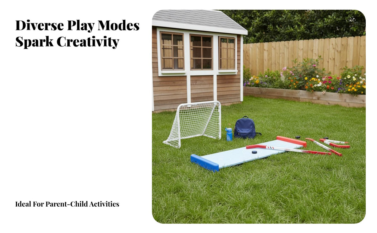 Kids Hockey Set Parent-Child Interaction Kids Hockey Set Improves Hand-Eye Coordination Youngsters Training Equipment for PE Class, Indoors, Game Time
