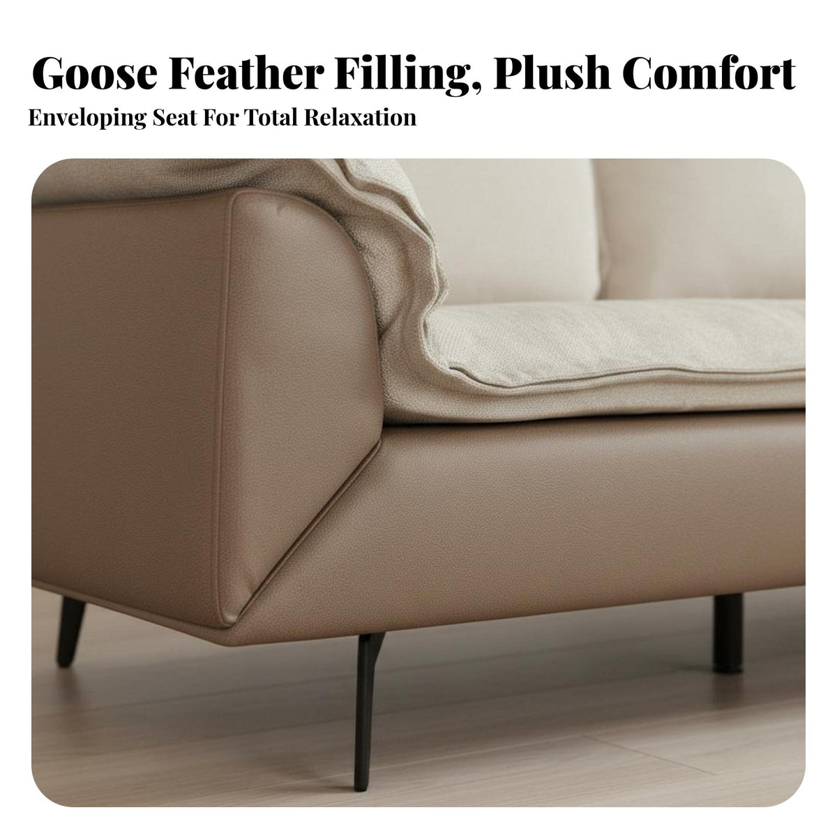 Modern design pivot side rest Sofa Bed Space-Saving Living Room Furniture Easy to Clean Couch Plush pads for Apartment Dwellers, Homeowners, Young Adults, Small Spaces, Home Office