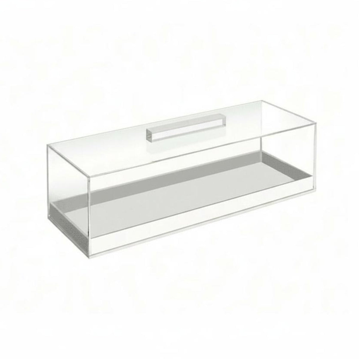 Acrylic Pastry Display Box Transparent Pastry Display Case with Lid Rectangular Cake Cover for Party