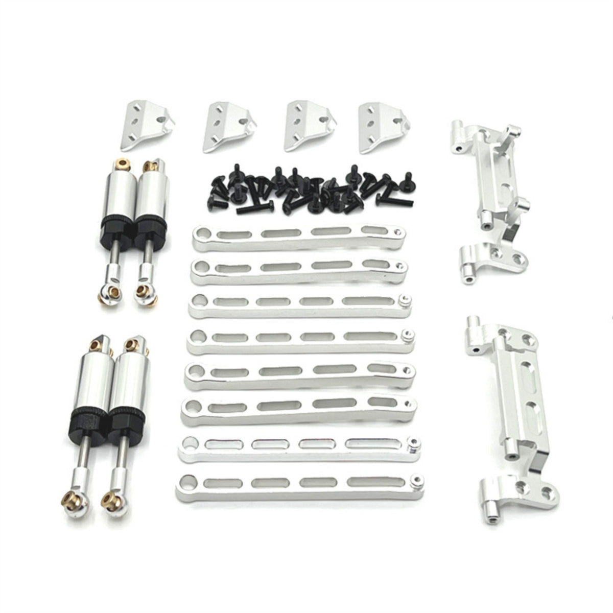 RC Car Damping System Kit Damping System Equipped with Shock Absorbers Reliable Hardware for Crawler Building