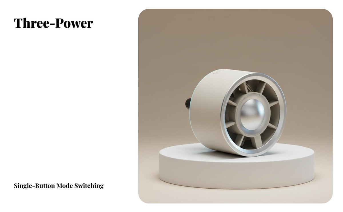 Car Air Vent Fan Strong Wind Car Fan Compatible for Truckers, Drivers, Truck, Desk, Office