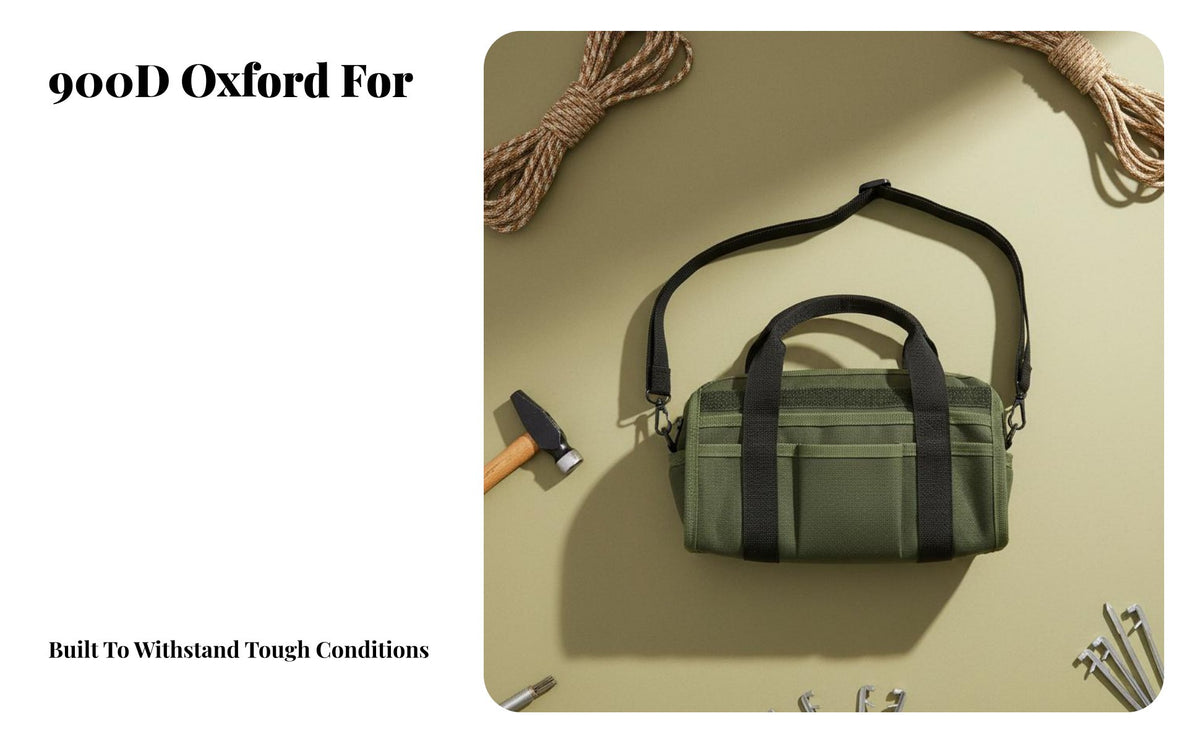 Foldable Design Roll-up Tool Bag Multi-Purpose Outdoor Gear Large Capacity Portable Storage Waterproof for DIY Enthusiasts, Technicians, Camping, Car Trunk, Job Site, Workshop