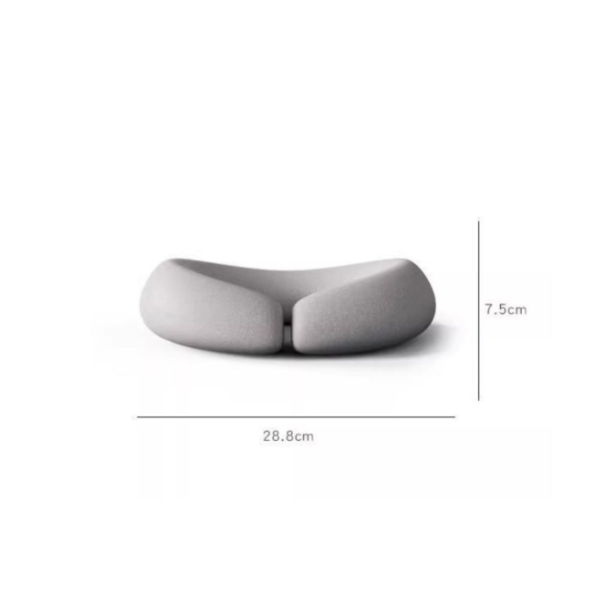 Pressure Relief U-Shaped Face Pillow Ergonomic Support Memory Foam Face Down Pillow Soft & Comfortable for Beauticians, Medical Facility