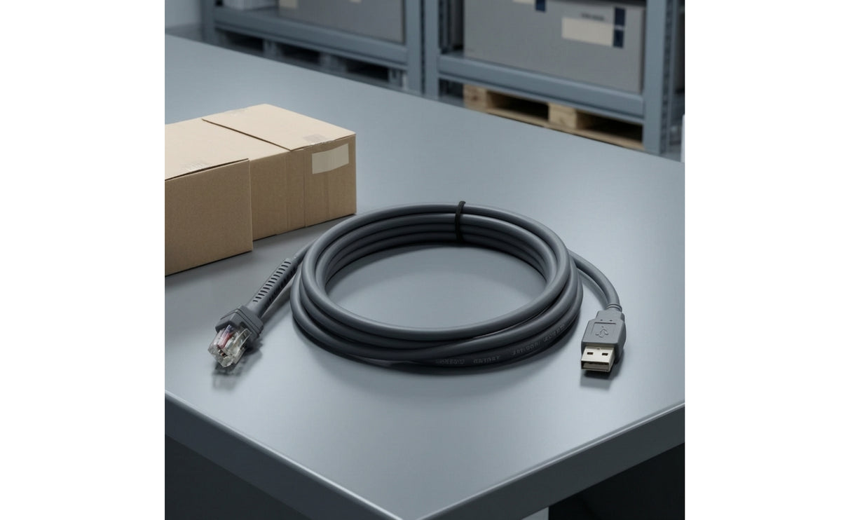 USB Scanning Device Cable Flexible Scanning Device Cable Premium for Inventory Stations