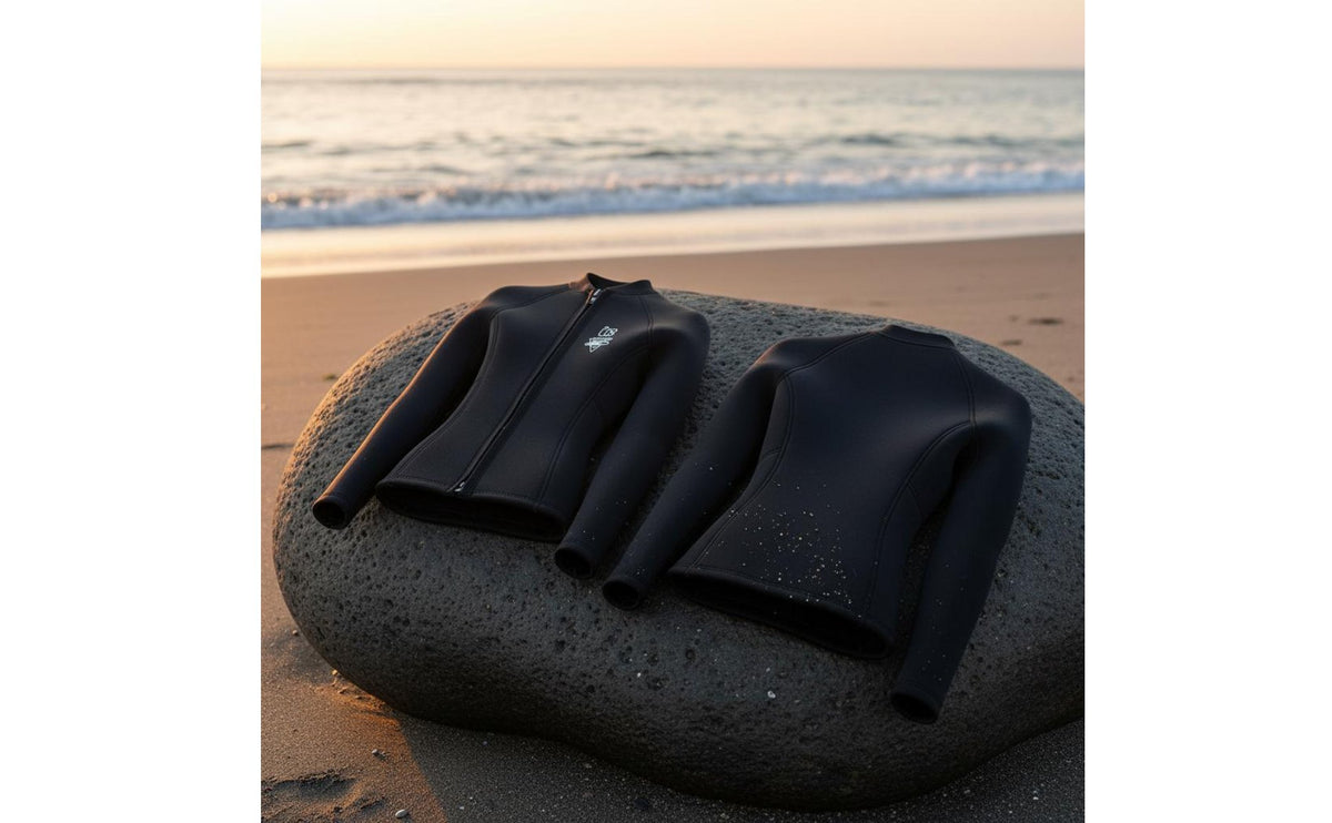 3mm Diving Suit Quick Dry Neoprene Wave-Riding Suit Sun Protection Snorkeling Wetsuit Set for Surfing, Swimming