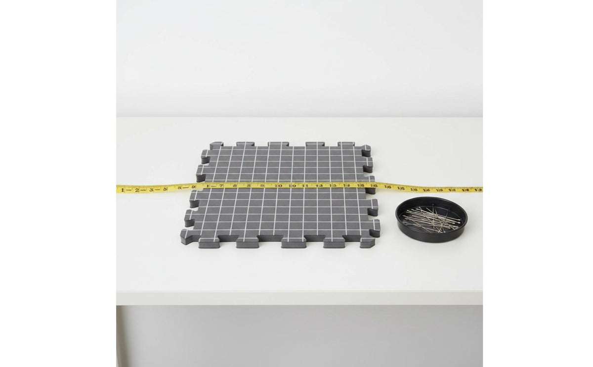 Extra Thick Knitting Blocking Mats Water Resistant Interlocking Foam Blocking Board Includes T-Pins Grid Foam Mats Storage Bag Included for Crocheters