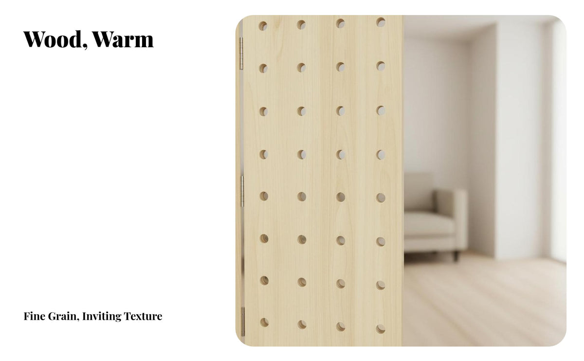 Freestanding Folding Pegboard Divider Foldable Design Partition Screen Minimalist Aesthetic Storage Rack Multi-Functional for Homeowners, Students, Entryway, Studio Apartments, Apartment, Bedroom