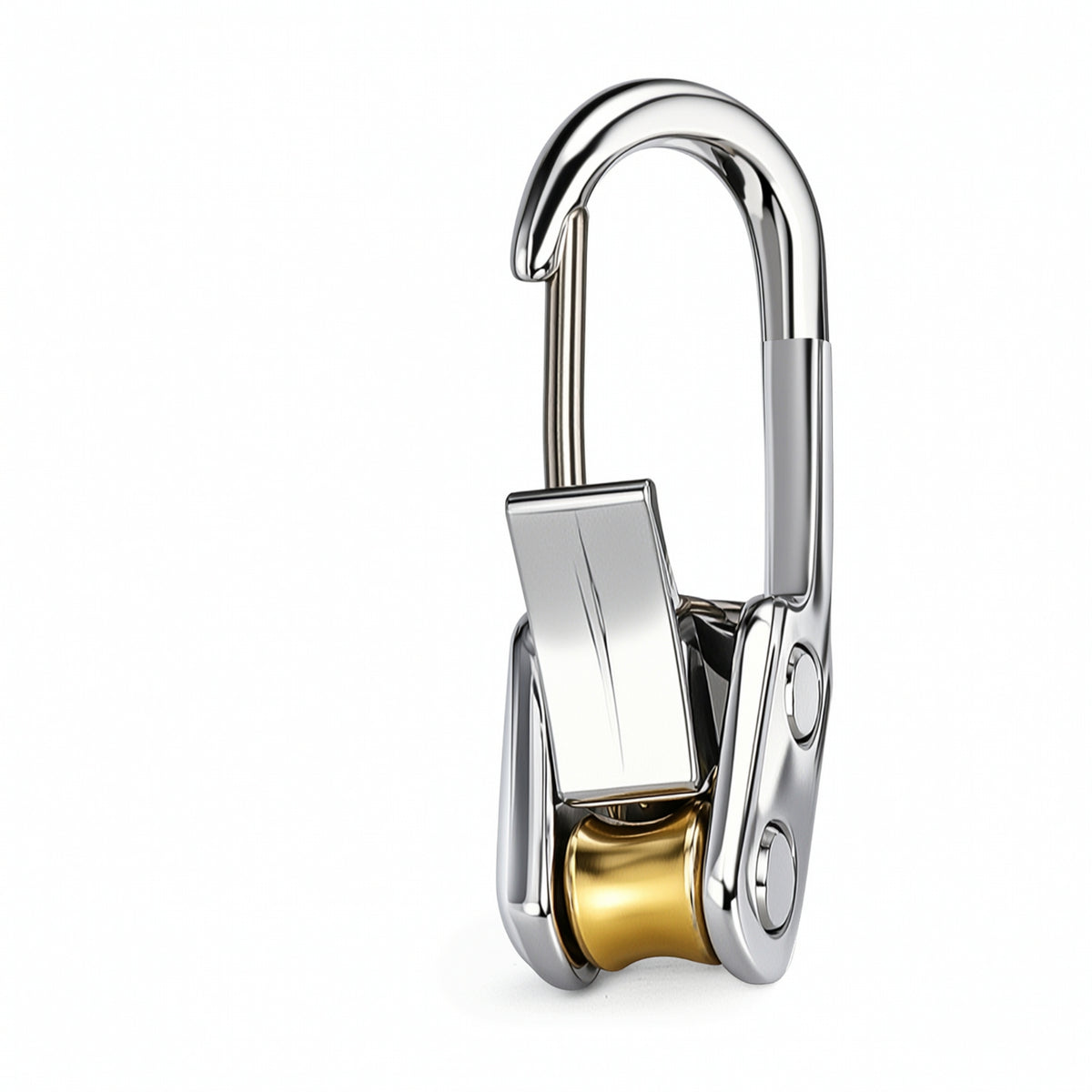 Spring-Loaded Rope Tensioner Hook No-Knot Self-Locking Rope Hook Knotless Hardware One-Handed for Camping