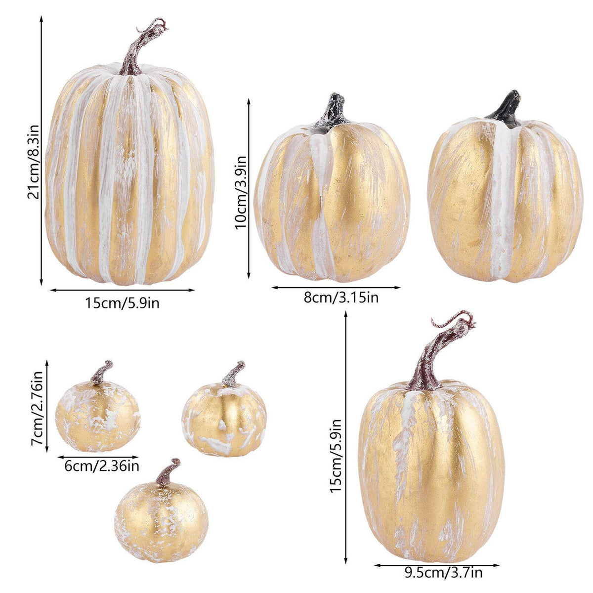 Foam Pumpkin Decoration for Halloween, Easter, and Autumn Harvest