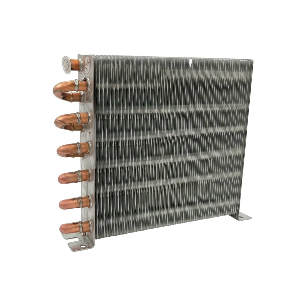 Finned Refrigerator Condenser Coil Copper Condenser with Aluminum Fins Compact Heat Exchanger Easy to Install for Technicians