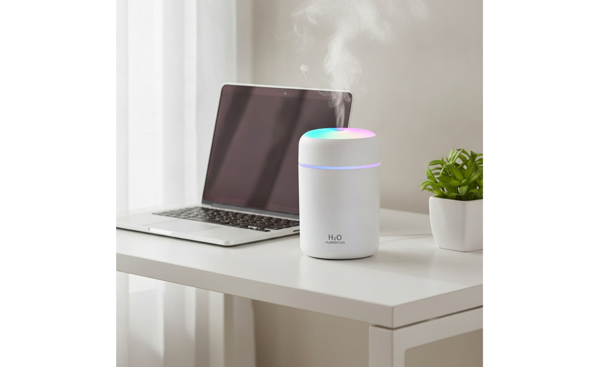 Tabletop Small Desktop Humidifier Compact Desktop Humidifier Portable Appliance Mini for Office Workers, Students, Desk, Bedroom
