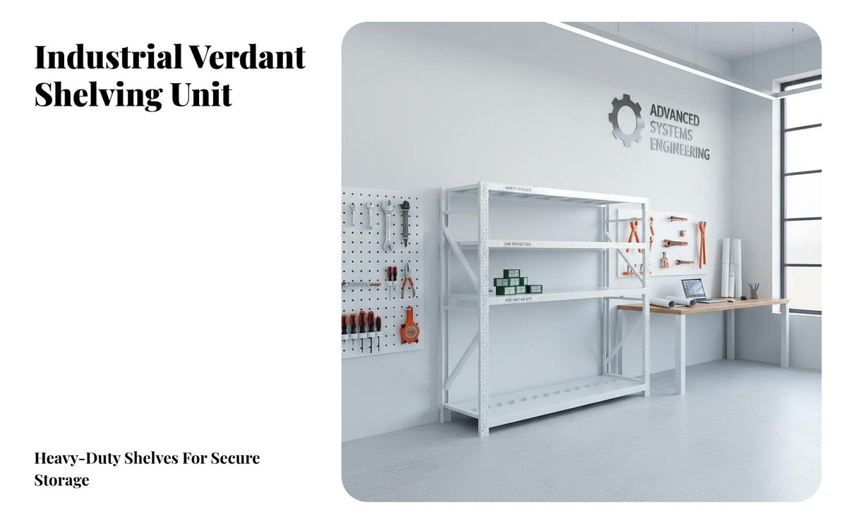Emergency Equipment Rack Easy Assembly Heavy Duty Metal Shelving Unit Modular Design Adjustable Steel Shelving for Facility Managers, Basement, Pantry