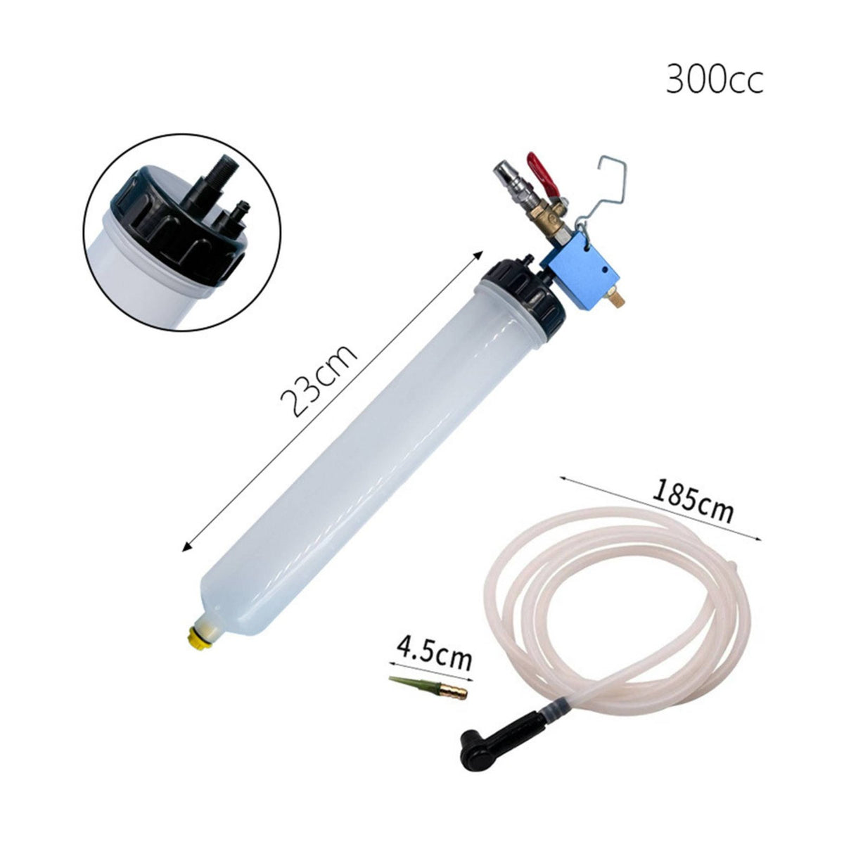 Pneumatic Brake Bleeder Single Person Operation Brake Fluid Changer