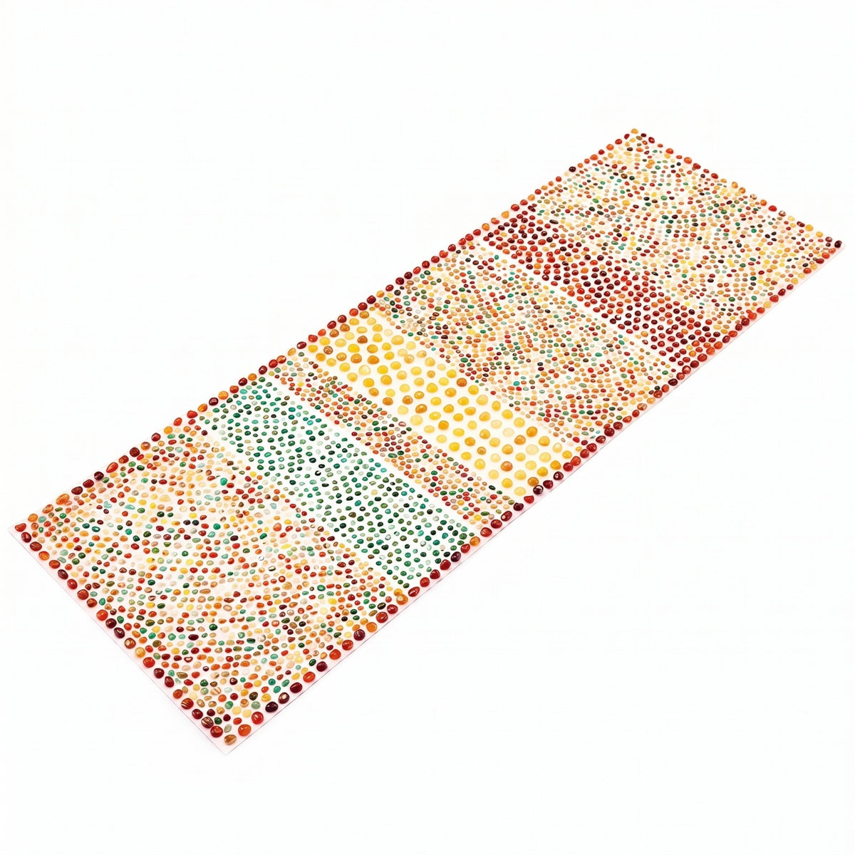 Foot Massage Mat Personal Care Raised Pebble Surface Foot Acupressure Mat Plantar Fasciitis Relief Flat Backing for Walking
