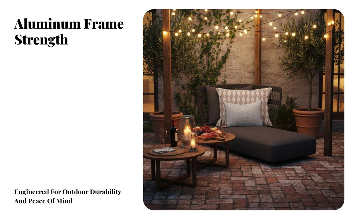 Woven Sofa and Armchair set Vintage & design outdoor seating set water-resistant Outdoor Furnishing for Families, guest accommodation Professionals, Garden, Villa, Backyard