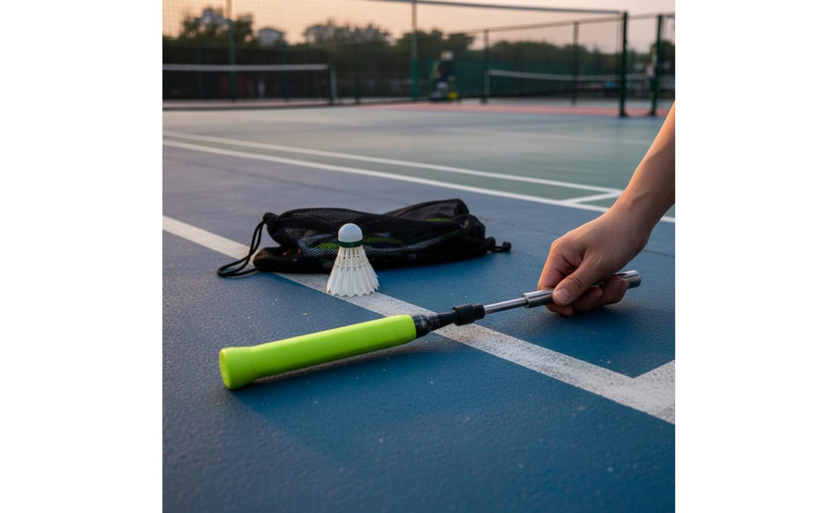 Badminton Power Ergonomic Grip Badminton Swing Corrects Form Audible Swing Training for Beginners, Coaches, Training Prep