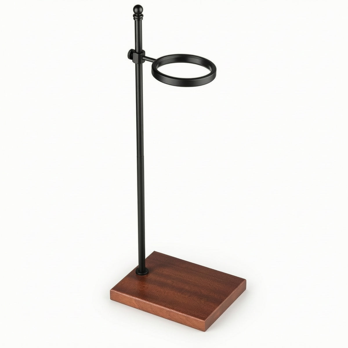 Pour Dripper Stand with Wooden Base Minimalist Pour over Coffee Stand Compact Dripper Holder with Base for Cafes