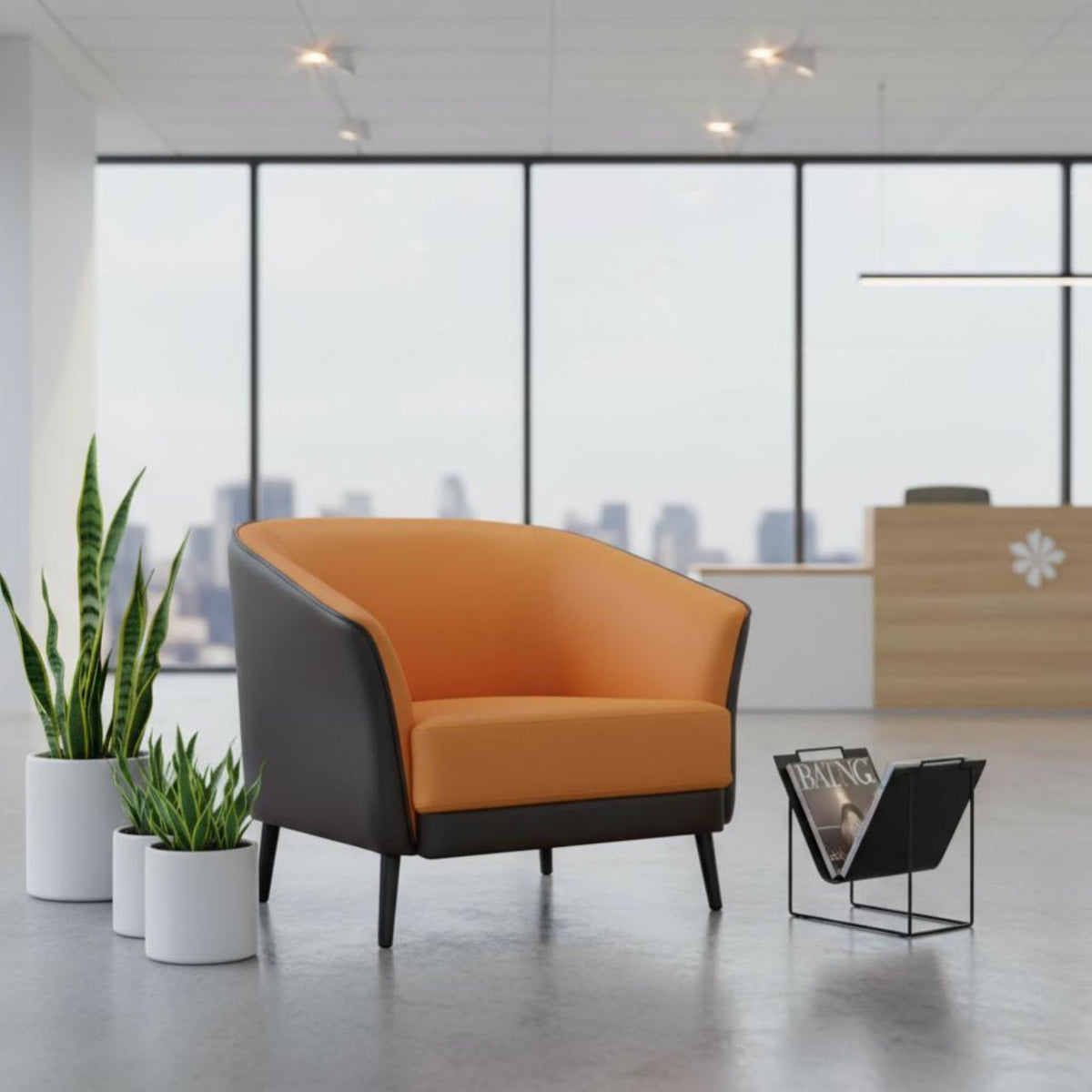 Modern Design Sofa and Coffee Table set Minimalist design Reception Seating Professional Look business-grade Furnishing adaptable Setup for Office Managers, Interior Designers, Business Owners, Waiting Room, Lobby