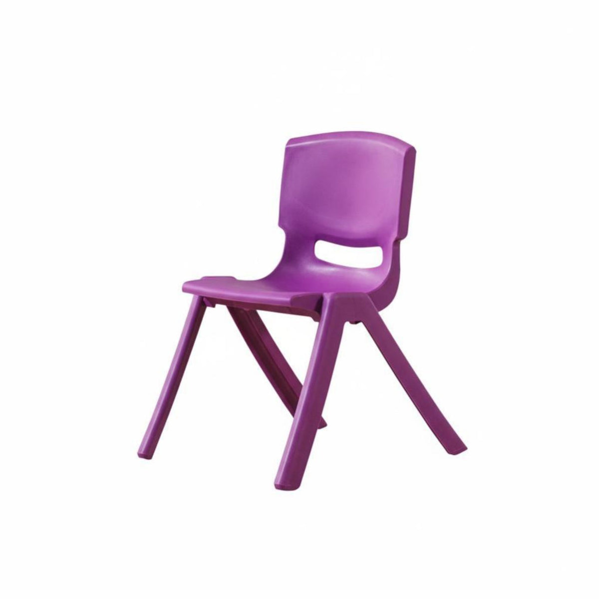 Thickened Design Single-Piece Molded Chair Sturdy Long-Lasting Classroom Seat Multipurpose Use Backrest Stool Stable Structure for Students, Children, Schools, Training Centers, Playroom, Office