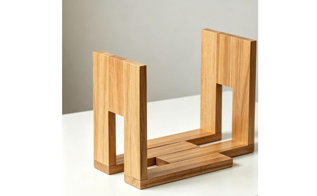 Adjustable Desk Rack Solid Wood Wooden Storage Rack Eco-Friendly