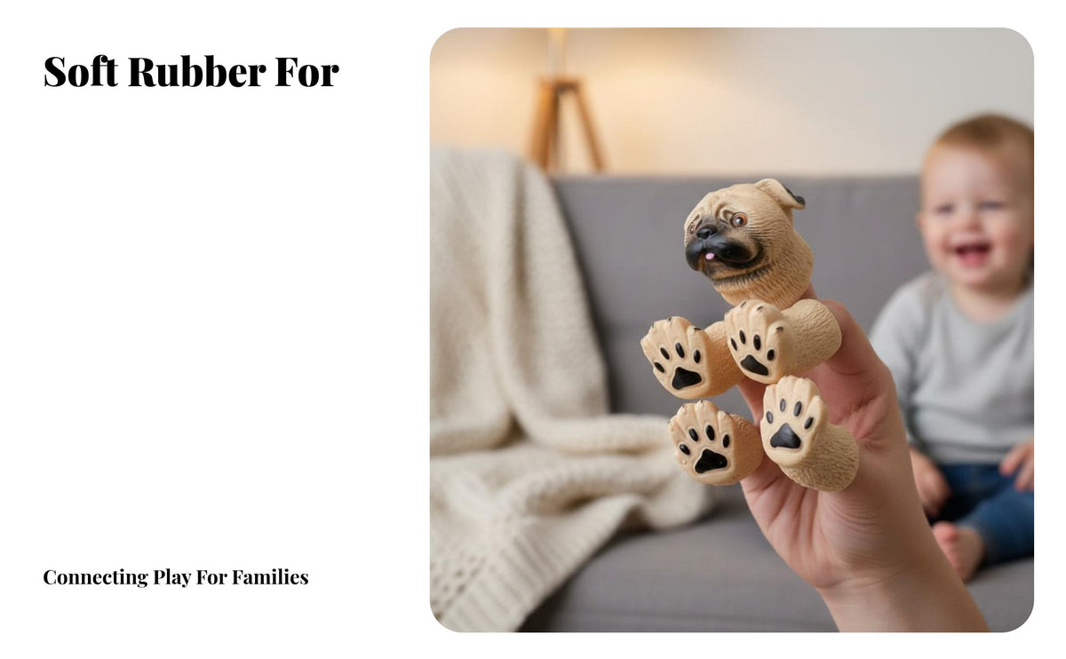 5 Pieces Creature Finger Puppet Set Interactive Play Finger Puppet Set children's Toy Educational Stimulates Creativity