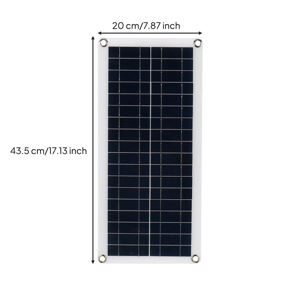 Lightweight 10W Solar Panel Charger Built-in Smart Charge Controller 12V Solar Charging Kit Waterproof High-Performance Monocrystalline for Camping