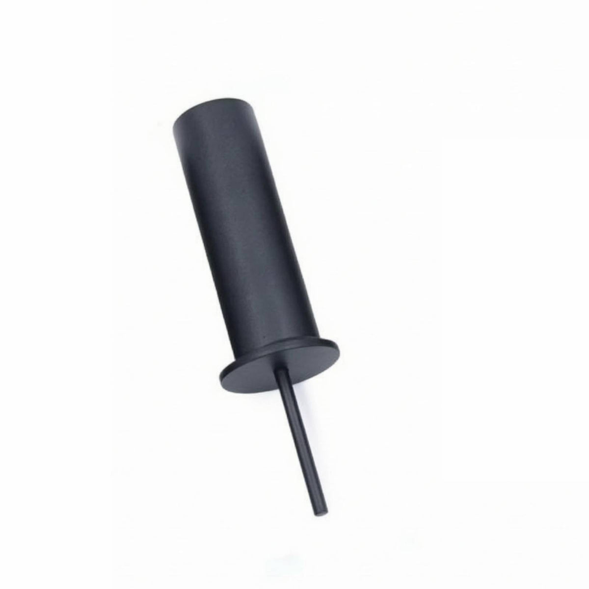 Cylindrical Black Weight Stack Insert Rod Flanged Weight Stack Locking Pin Heavy Duty Matte Black Insert Rod Long-Lasting Steel