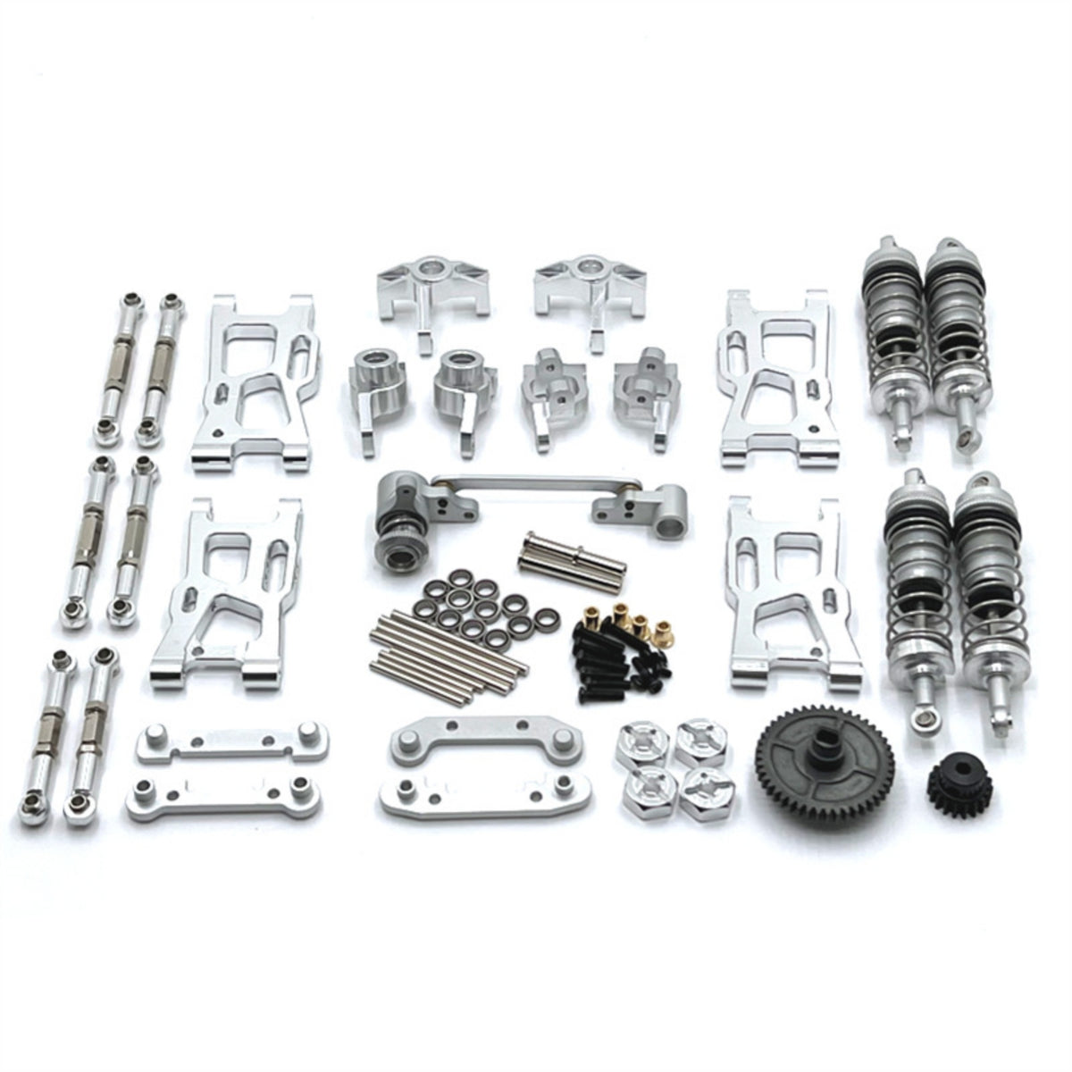 Metal Kit Close-Tolerance RC Car Parts with Shock Absorbers Damping Part for WLtoys 1/14 144001 144002 144010