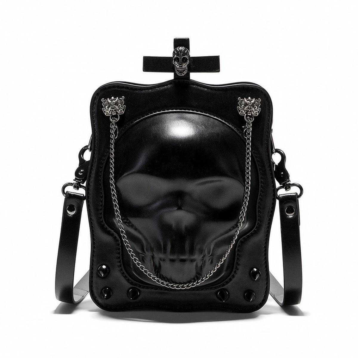 Cranium Crossbody Bag Compact Cranium Bag Secure Handbag for Halloween