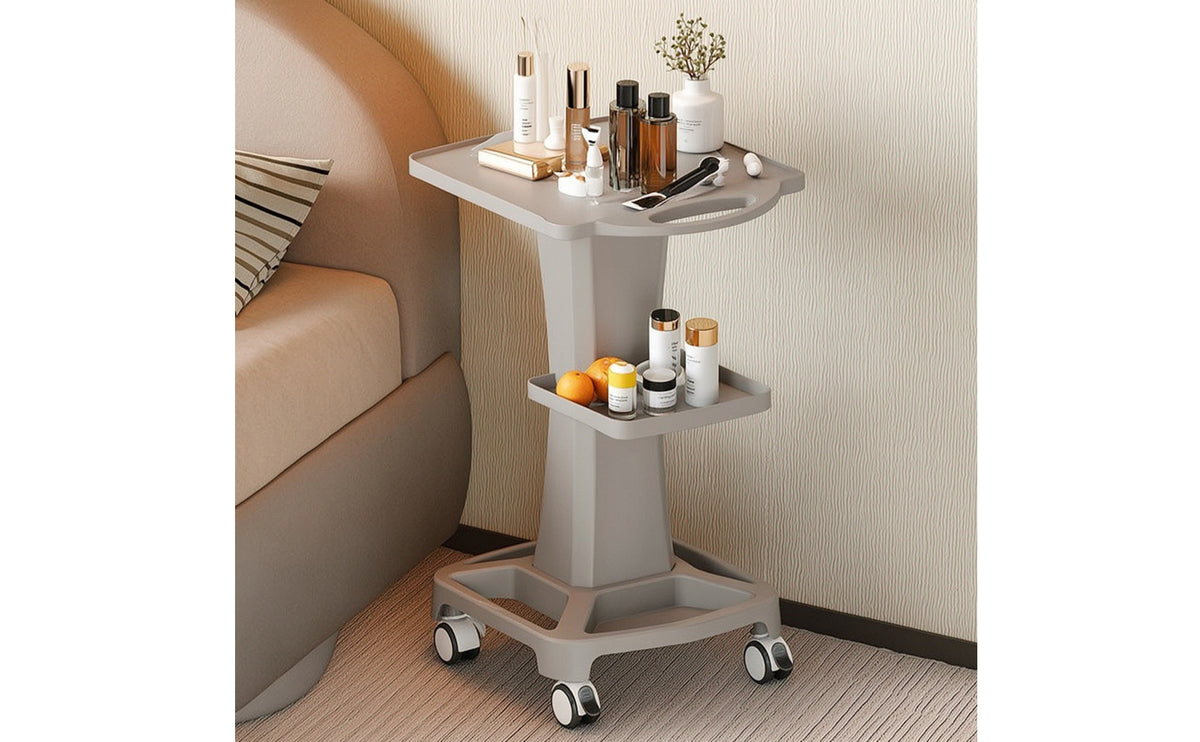 Beauty Device Cart Mobile Beauty Salon Trolley Compact Rolling Salon Trolley for Estheticians, Spa Treatment Rooms, Residential Aesthetic Rooms