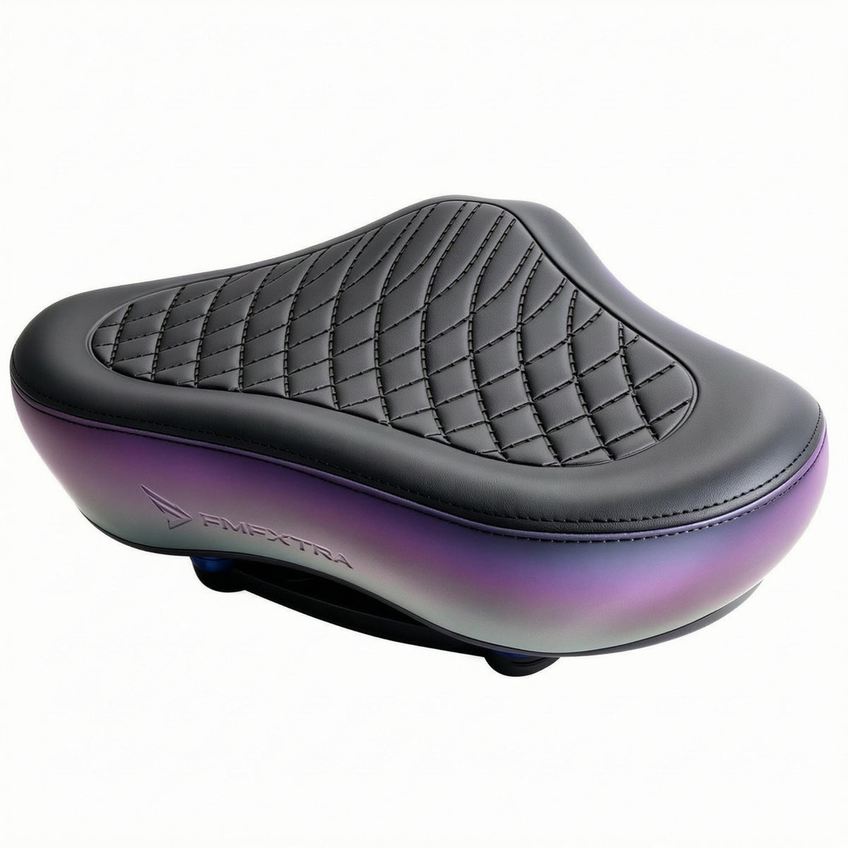 Thickened Noseless Bike Saddle Ergonomic Quilted Bike Saddle Shock Absorbing